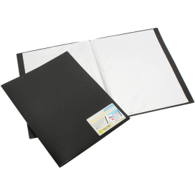 Protext display book fixed 20 pocket A3 black #PDB9621