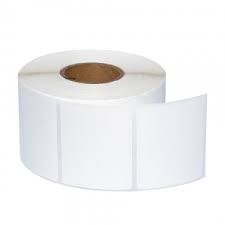 Direct thermal labels 1000 per roll perforated assorted colours #LABTHERM