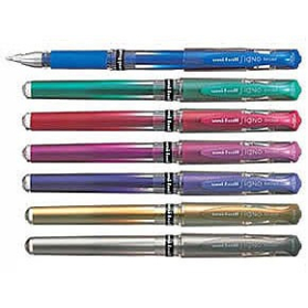 Uni-ball gel impact pen broad 1.0mm metallic violet #UM153MV